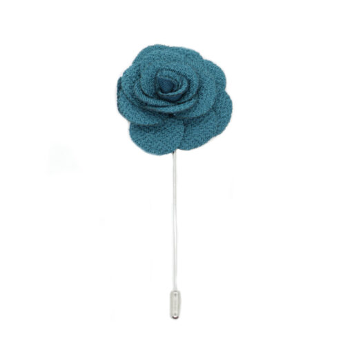 Teal lapel pin