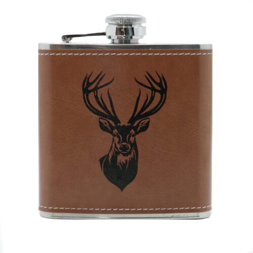 Hip Flask Stag Design