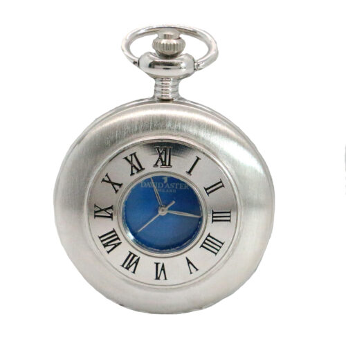 blue pocket watch