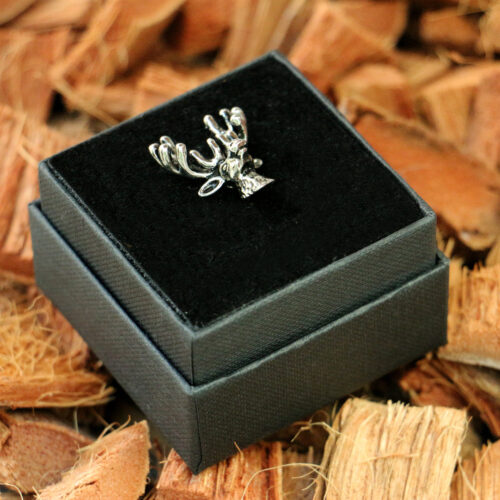 Stag Lapel Pin Badge