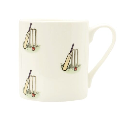 Cricket Illustration Fine Bone China Mug