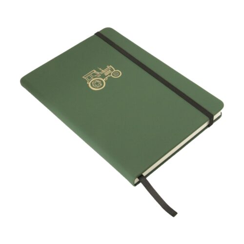 Stag Embossed Lined A5 Notebook Green